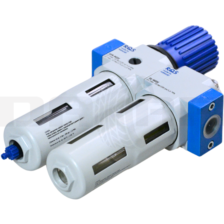 Zestaw dwuczęściowy wkł. 40u MIDI 1/2" 0-12bar z manometrem